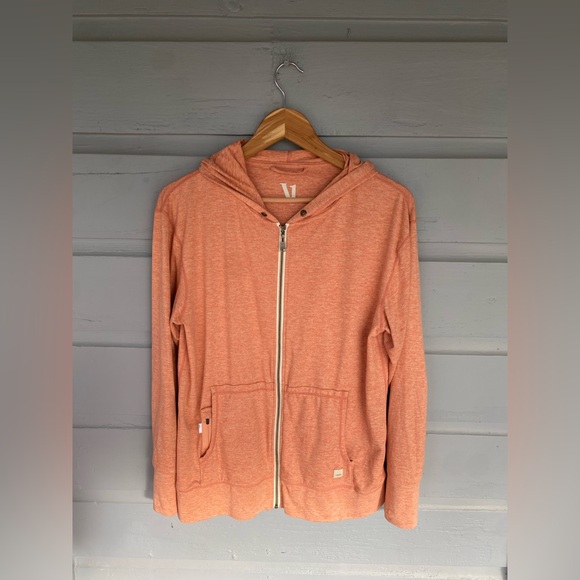 Vuori Tops - Vuori super soft performance full zip hoodie sweatshirt terracotta Large EUC